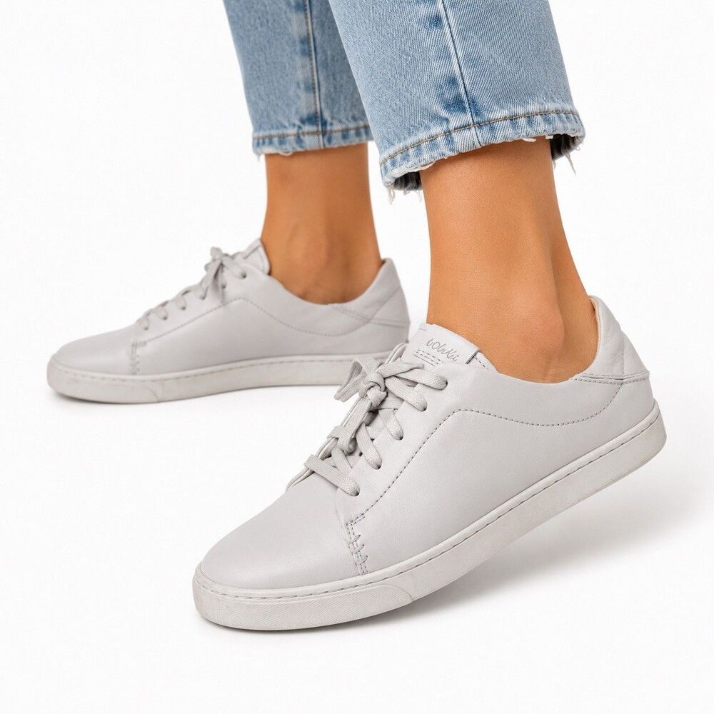 OluKai Pehuea Li III Women's White Leather Sneakers Casual Shoes US 10 EUR 40